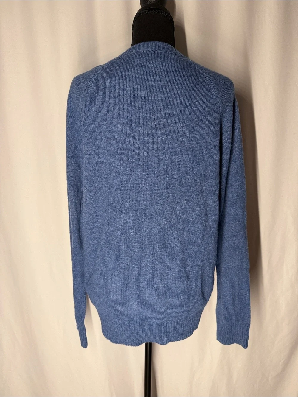 J. Crew Heather Blue Crewneck Sweater
